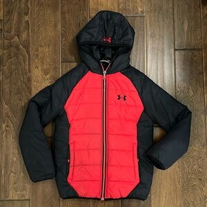 Boys Under Armour Cold Gear Storm Puffer Jacket Coat